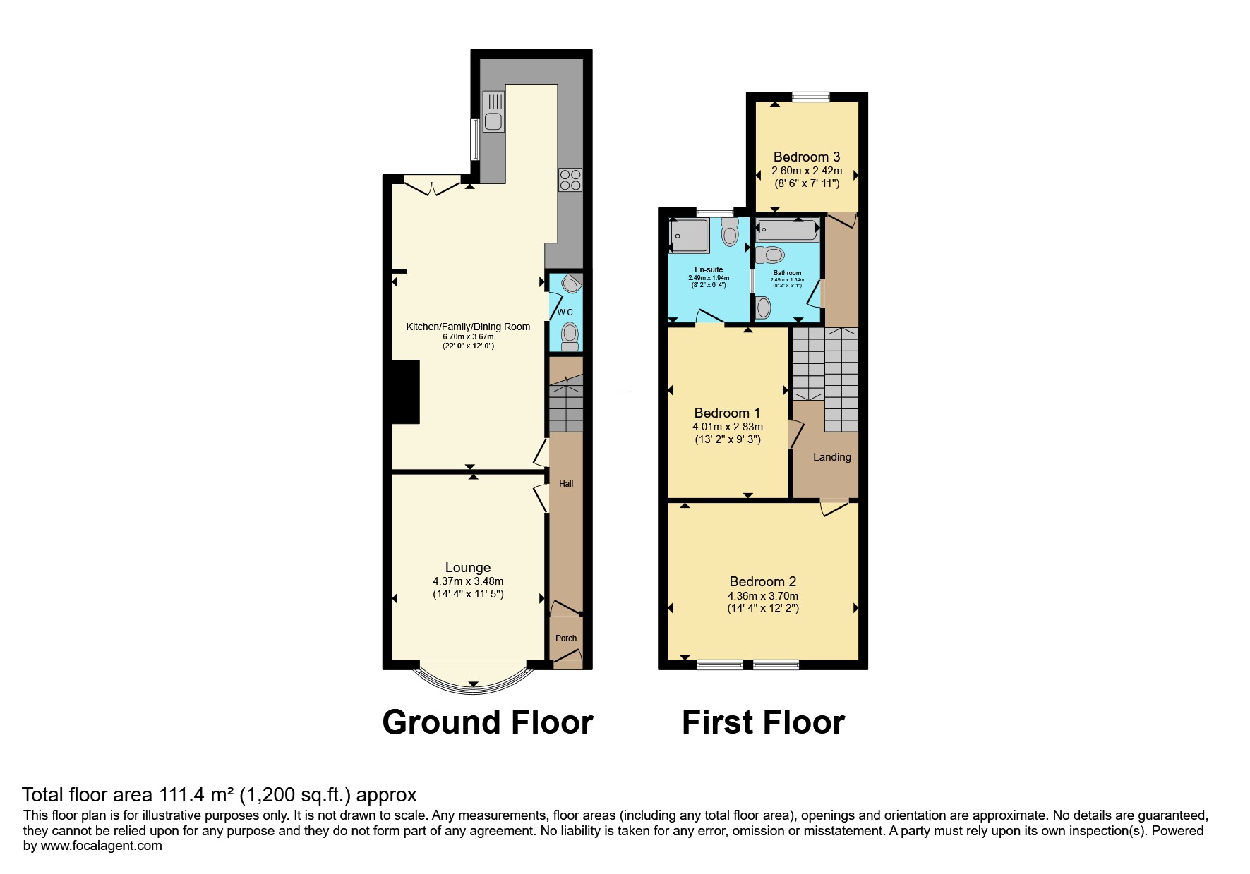 9, Norwood Avenue, Blackpool floorplan