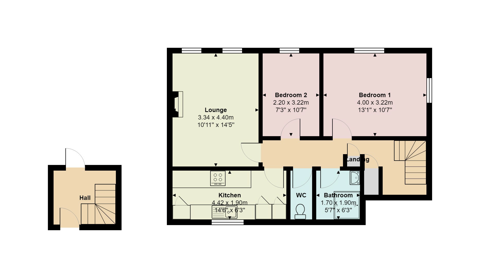 2 Bedrooms Maisonette for sale in Ewhurst Close, Crawley RH11