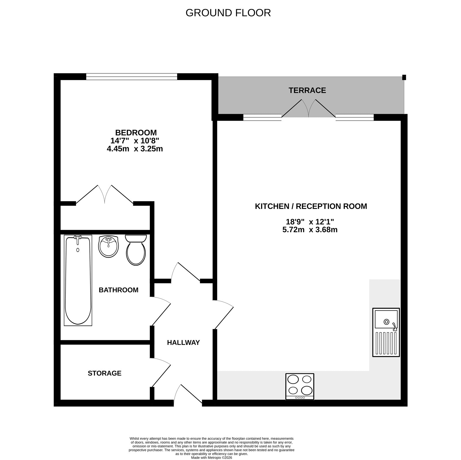 3 Birches House,, Alder Court, Hampshire floorplan