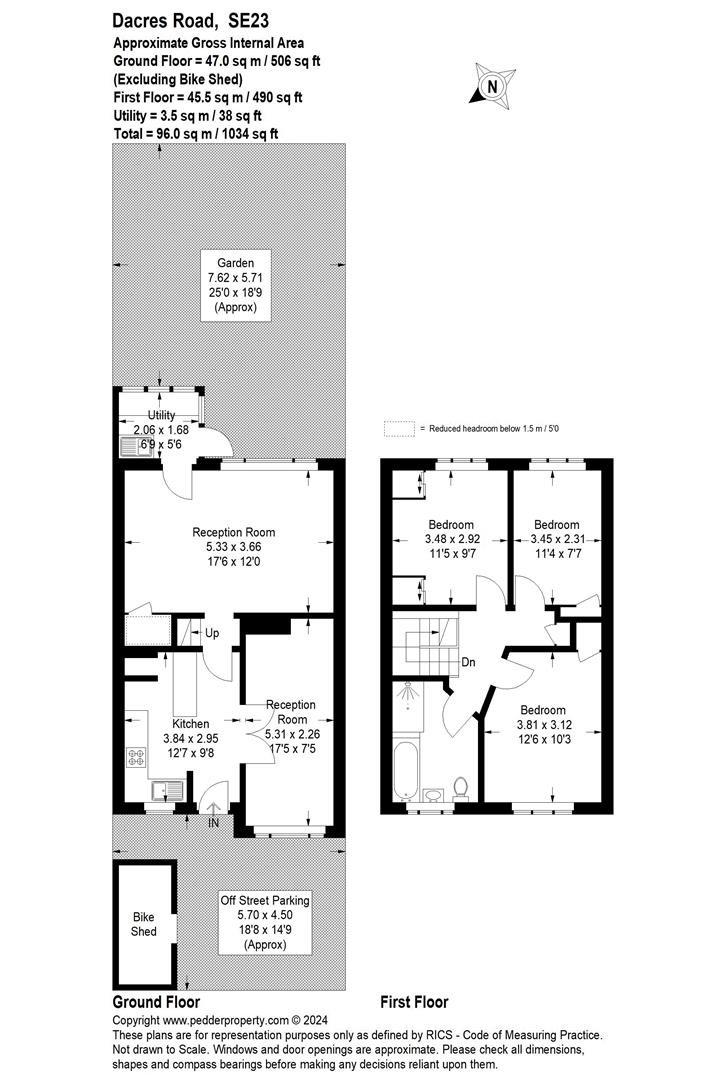 17, Dacres Road, London floorplan