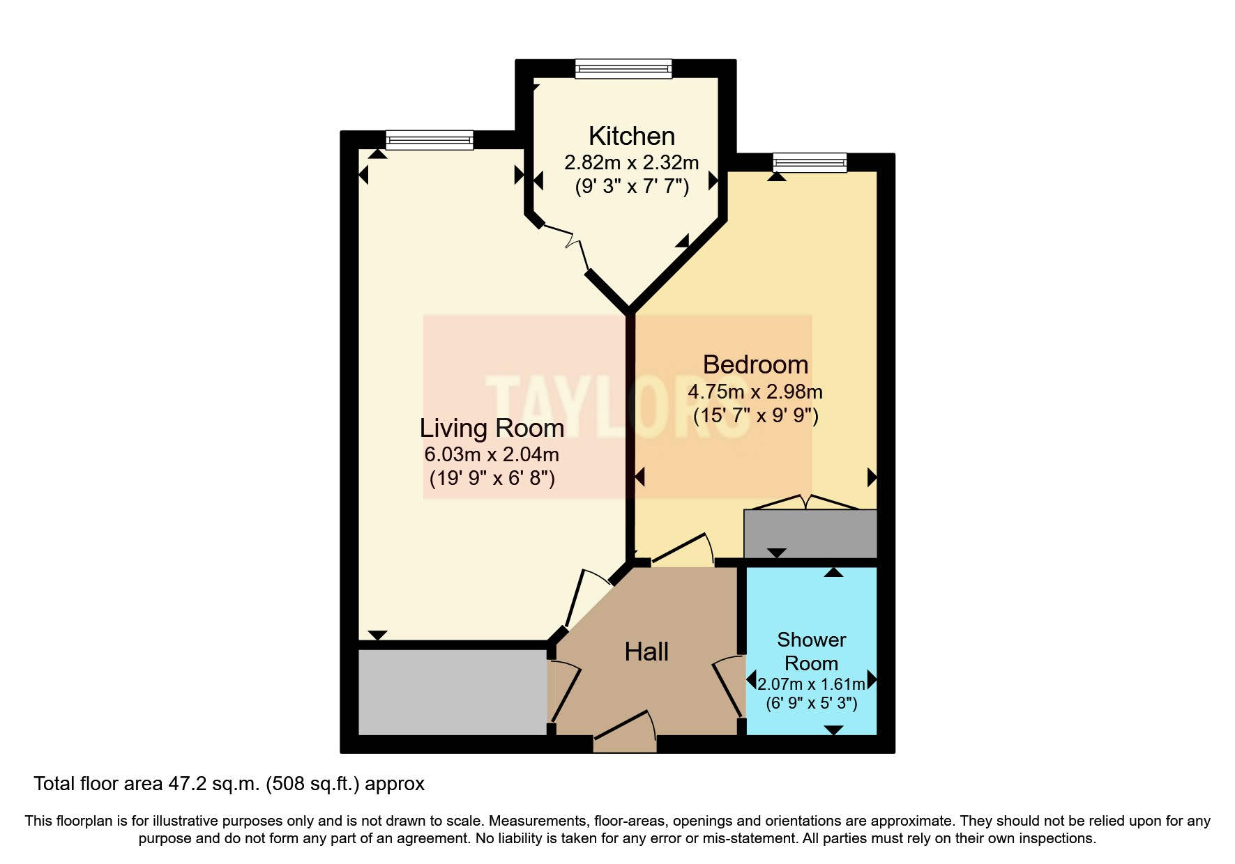 Goddard Court, Cricklade Street, Swindon SN1, 1 bedroom flat for sale