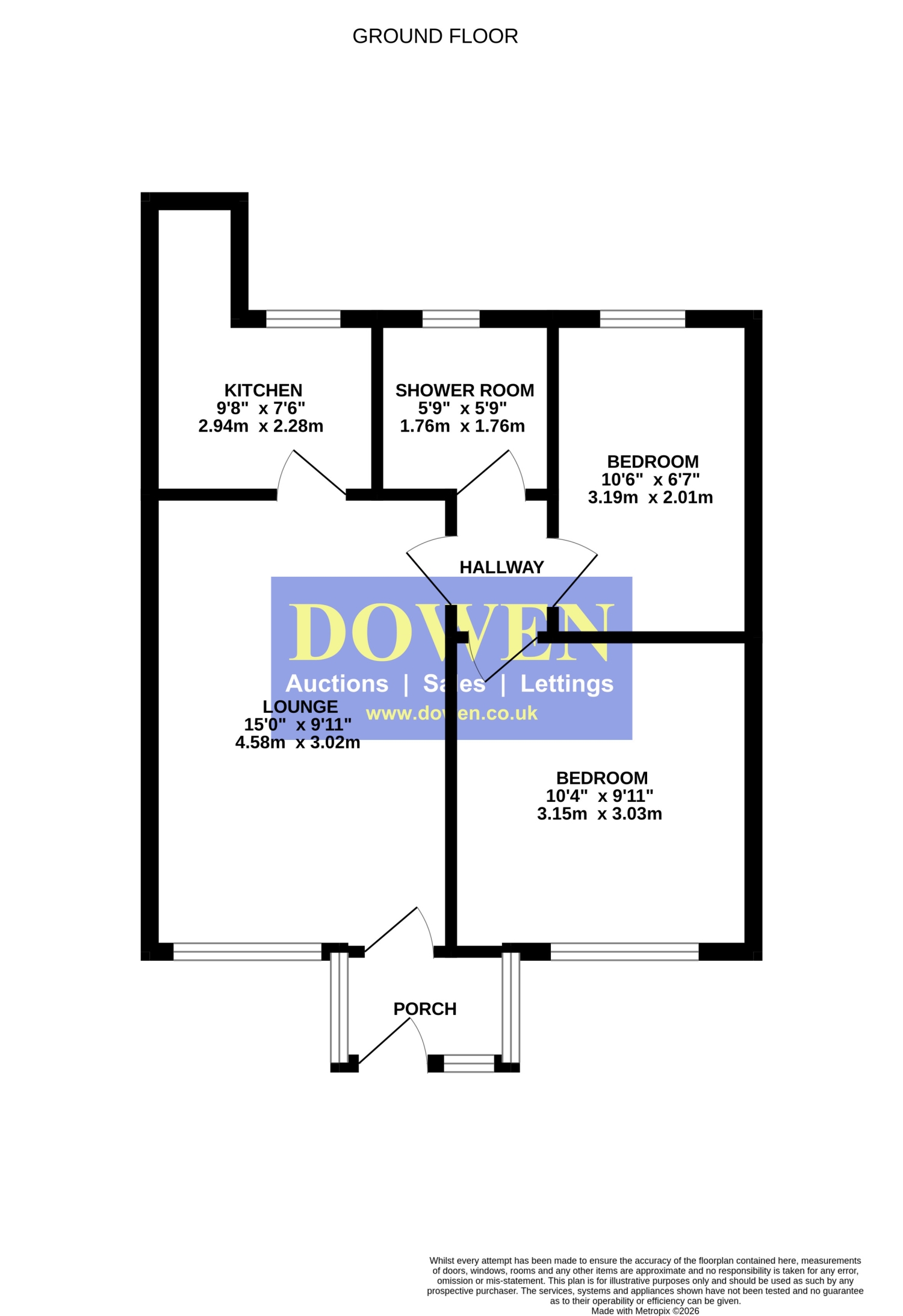 17, Dalton Avenue, Seaham floorplan