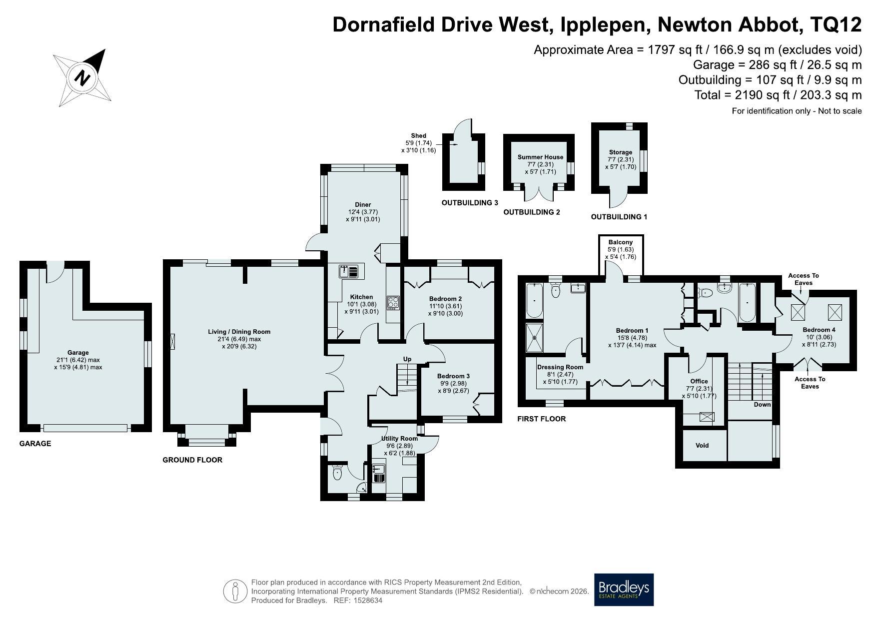 Dornafield Drive West, Newton Abbot floorplan