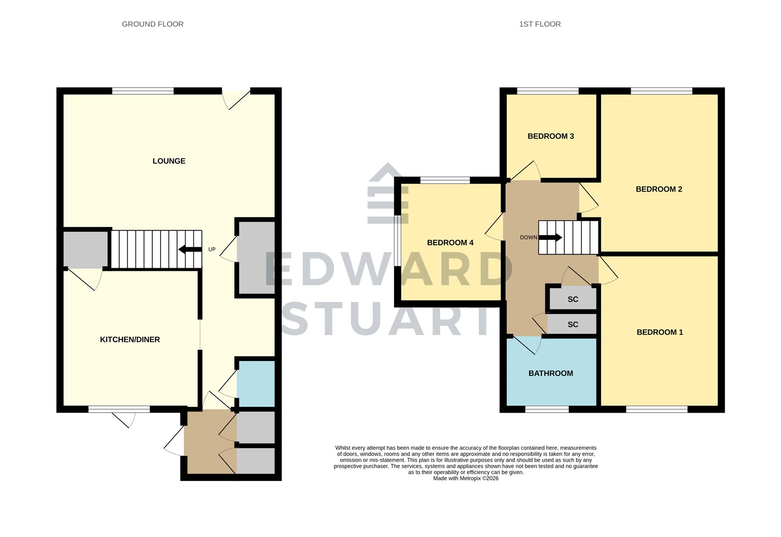 50, Welbourne, Cambridgeshire floorplan