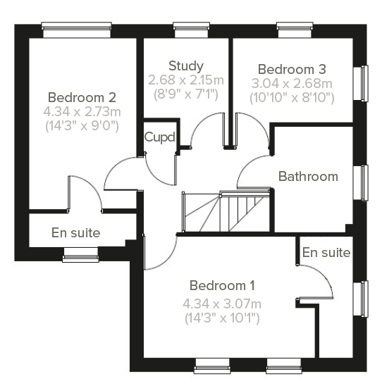 595, Bishopdale Way, Fulford floorplan