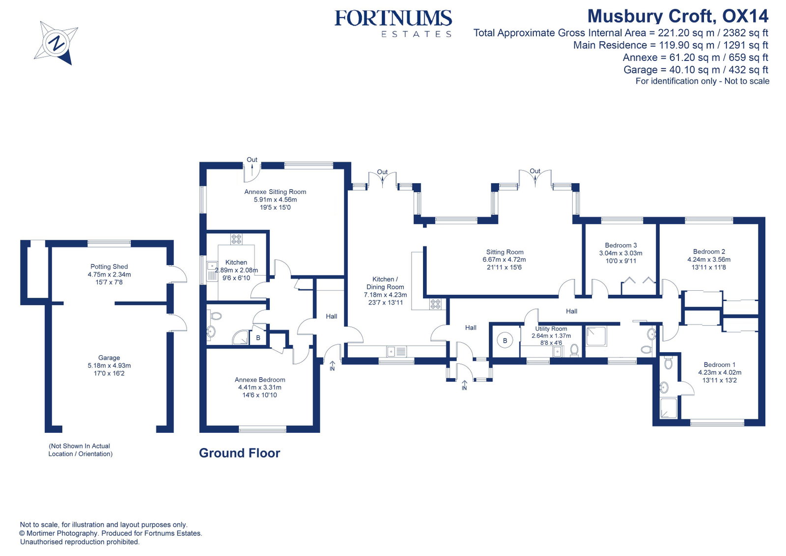 Musbury Croft, Watery Lane, Clifton Hampden floorplan