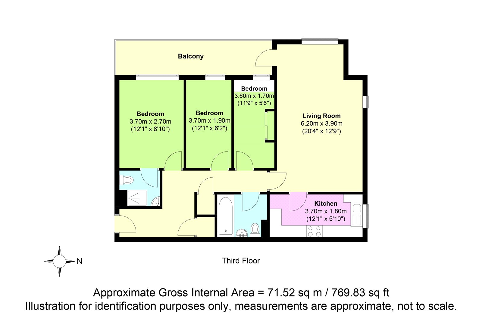 Flat 22, Marlin Court, 32, Brighton Road, West Sussex floorplan