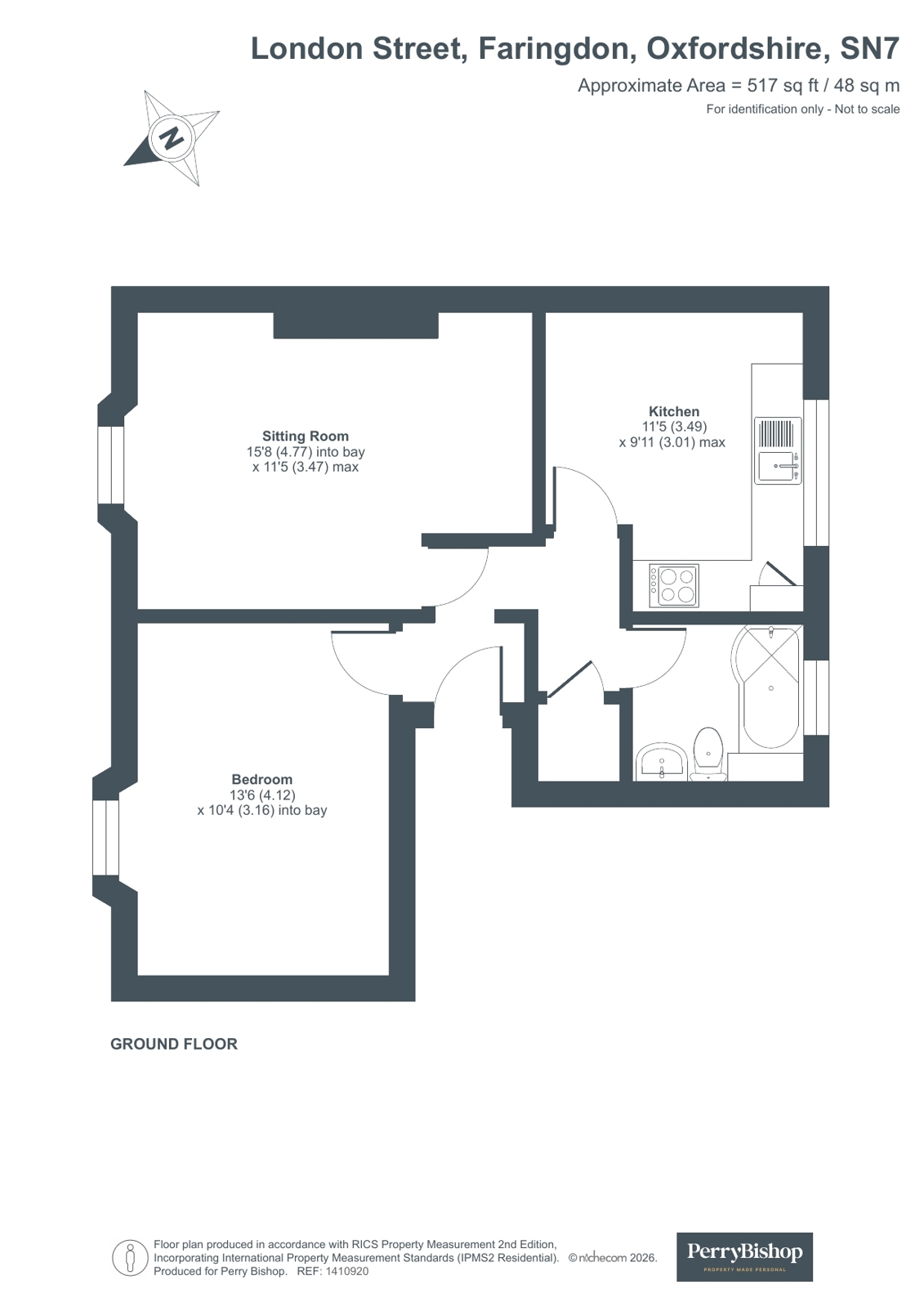 48A,, London Street, Oxfordshire floorplan