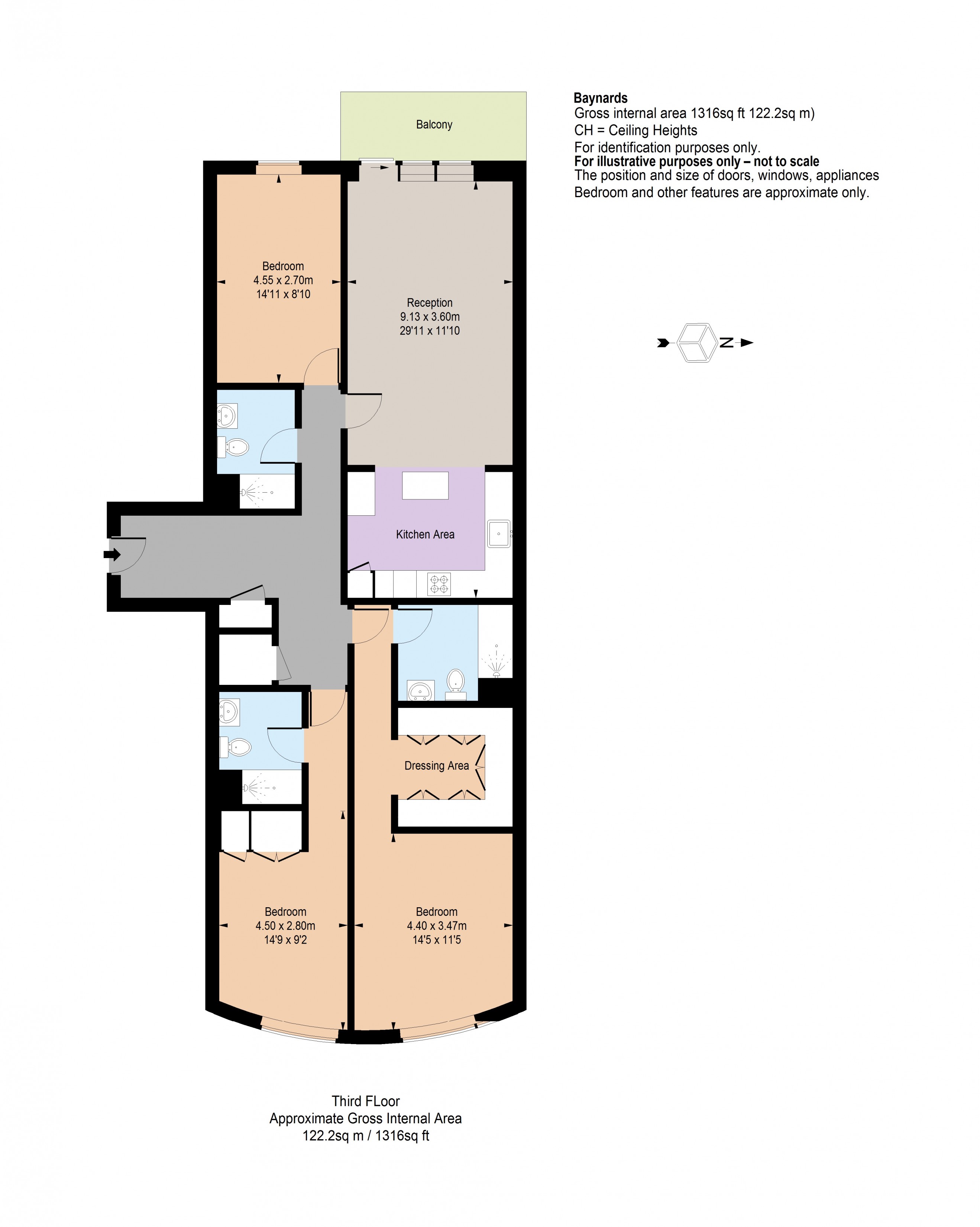 3 Bedrooms Flat to rent in Hereford Road, London W2