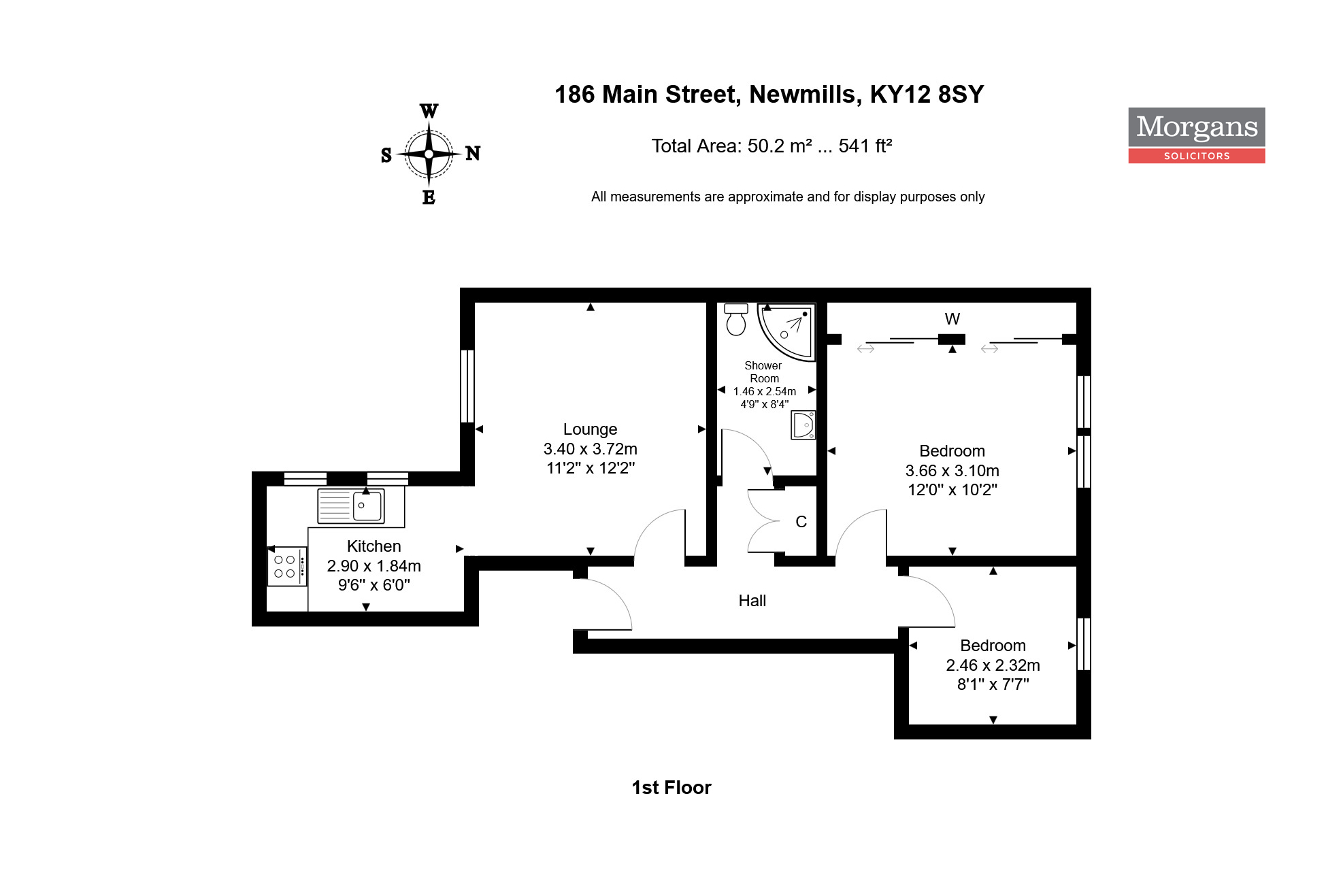 186, Main Street, Newmills floorplan