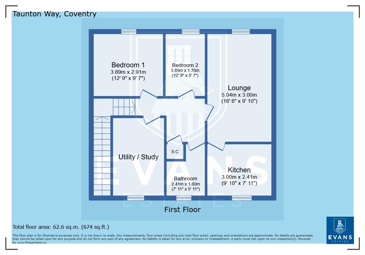 15, Taunton Way, Coventry floorplan