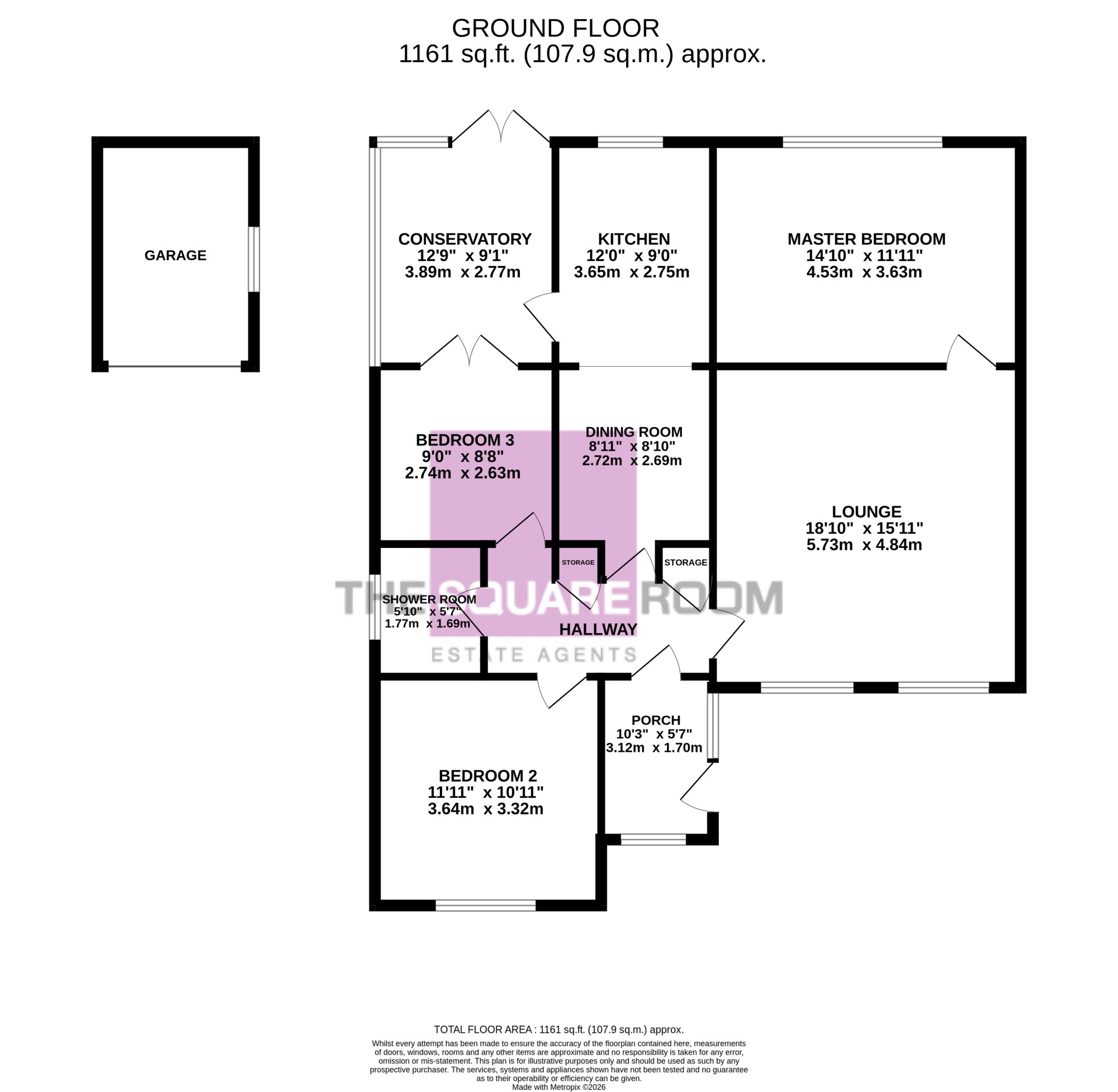 4, Windermere Avenue, Fleetwood floorplan