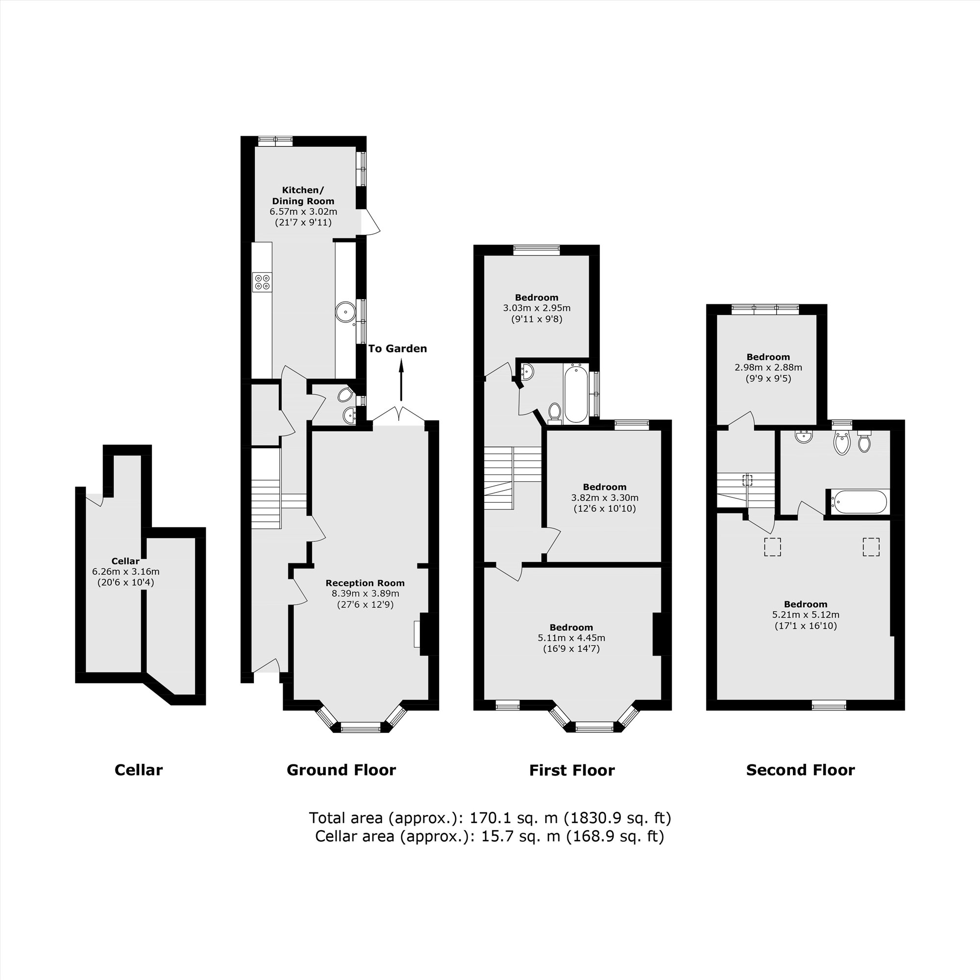 22, Heathfield Gardens, London floorplan