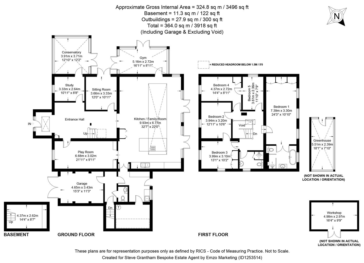 Montague Cottage, Purbrook floorplan