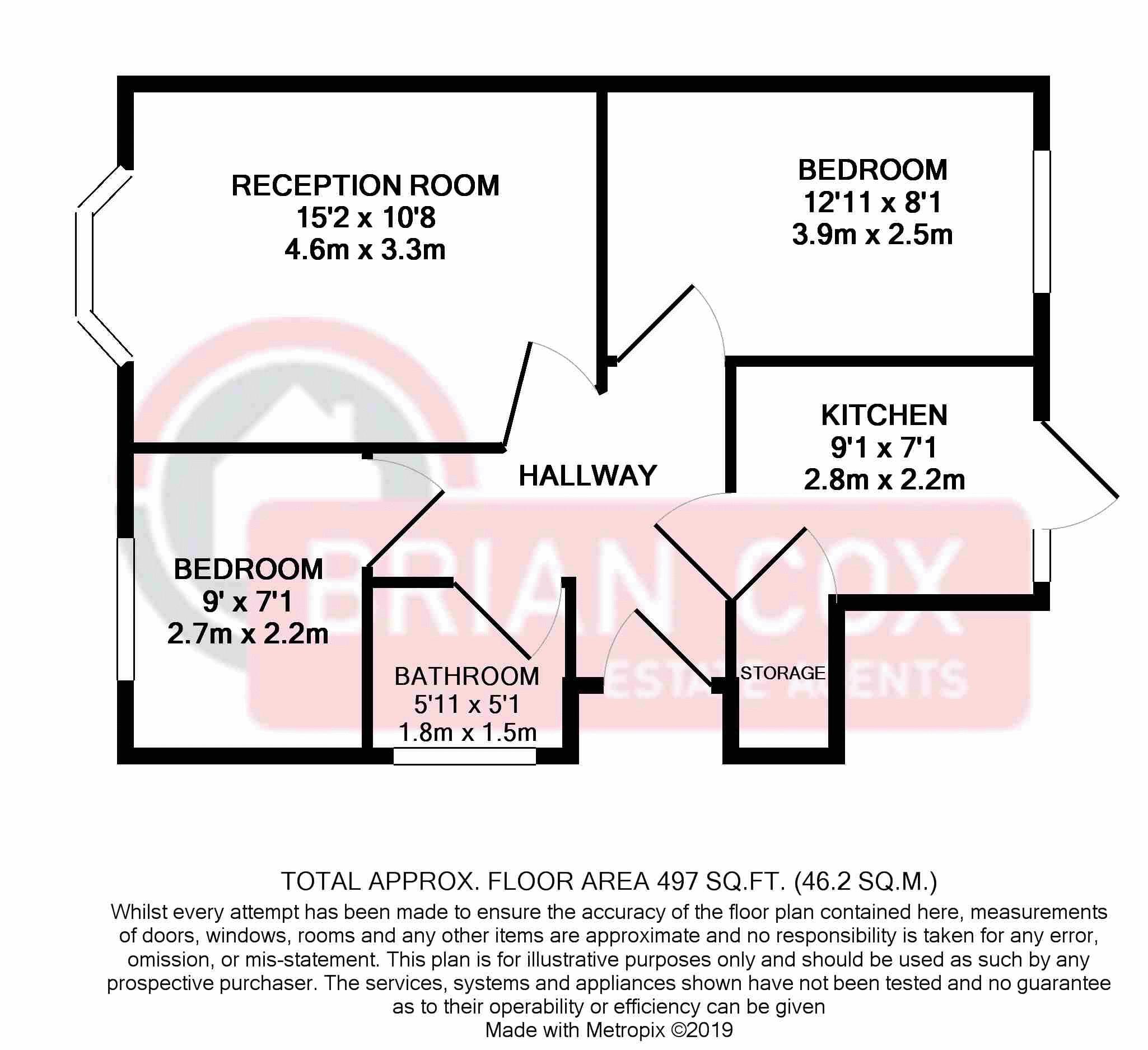 Eastcote Lane, Northolt floorplan