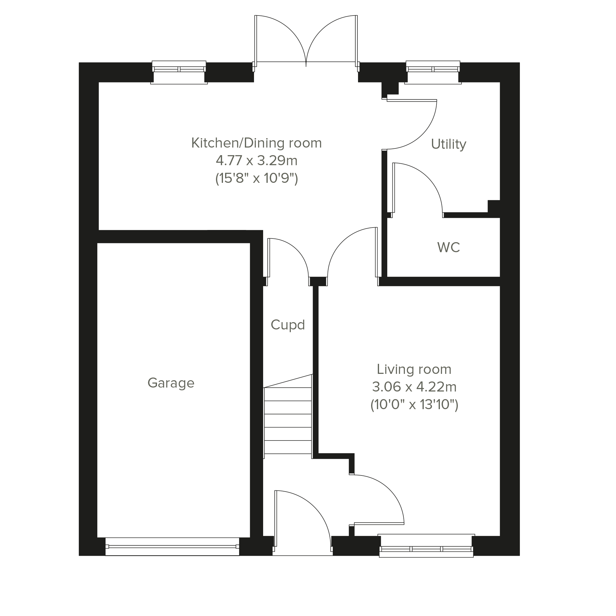 289, Common Lane, Knottingley floorplan