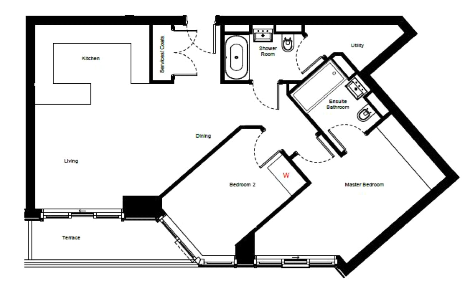 2 Bedrooms Flat for sale in Sophora House, Vista, Chelsea Bridge Wharf, London SW11