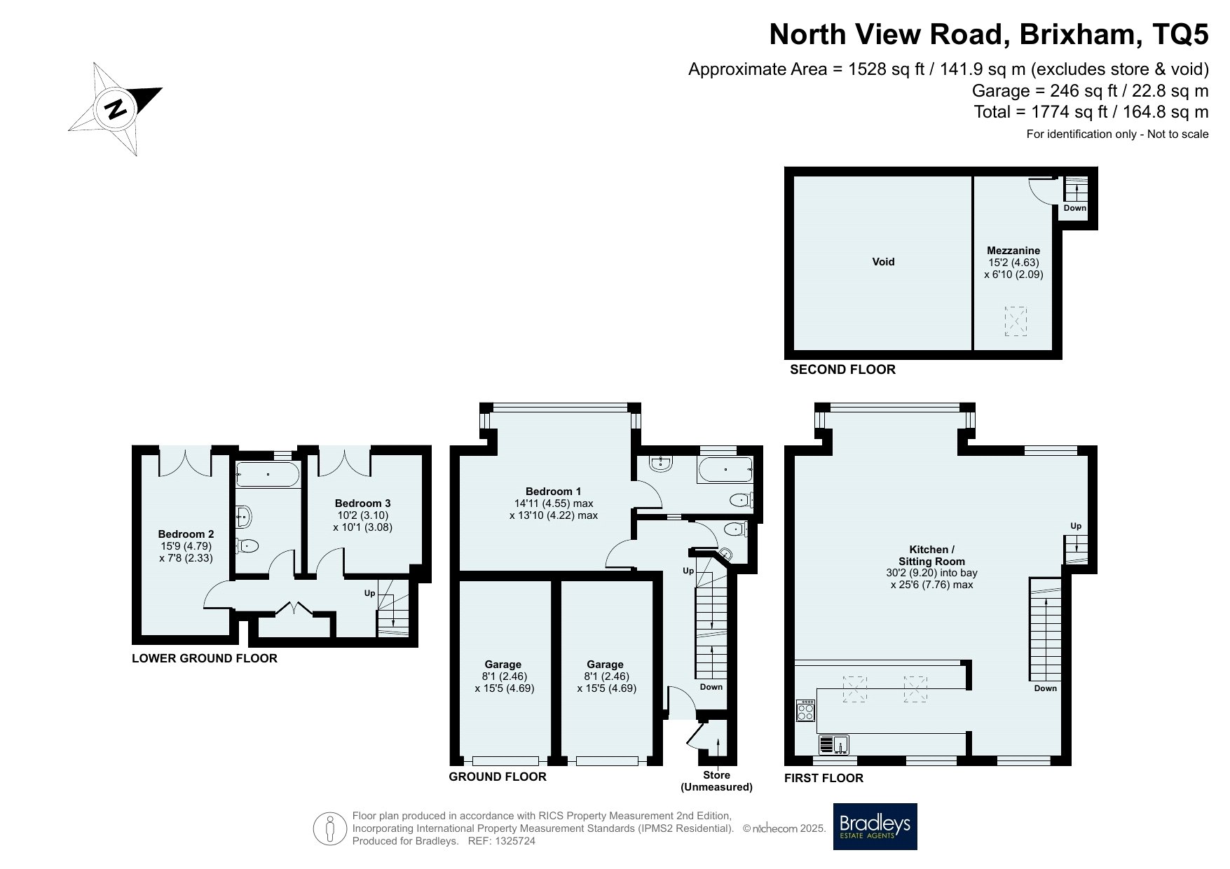 16, North View Road, Devon floorplan