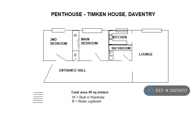 Flat, Timken House Timken Way, Daventry floorplan