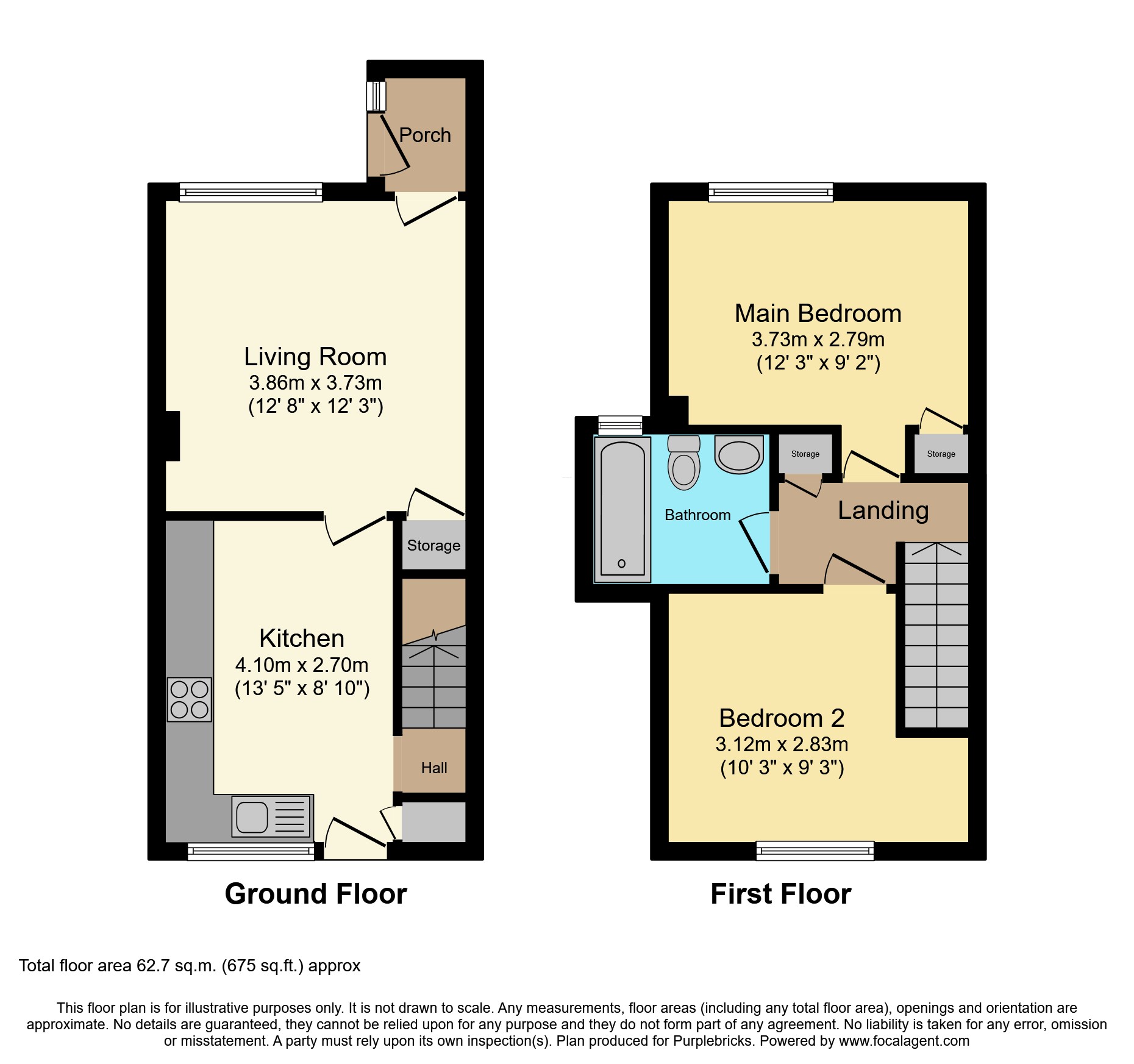 55, St. Marys Road, Bedford floorplan