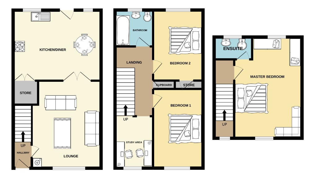 West King Street, Helensburgh, Argyll And Bute G84, 3 bedroom terraced