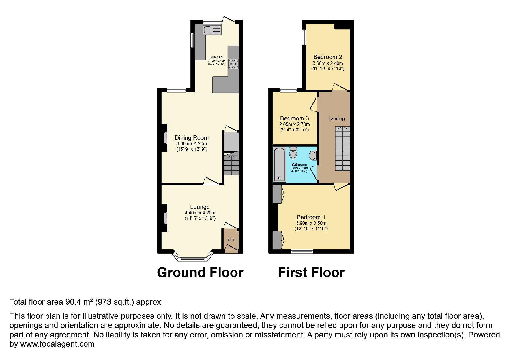 220, Dill Hall Lane, Accrington floorplan