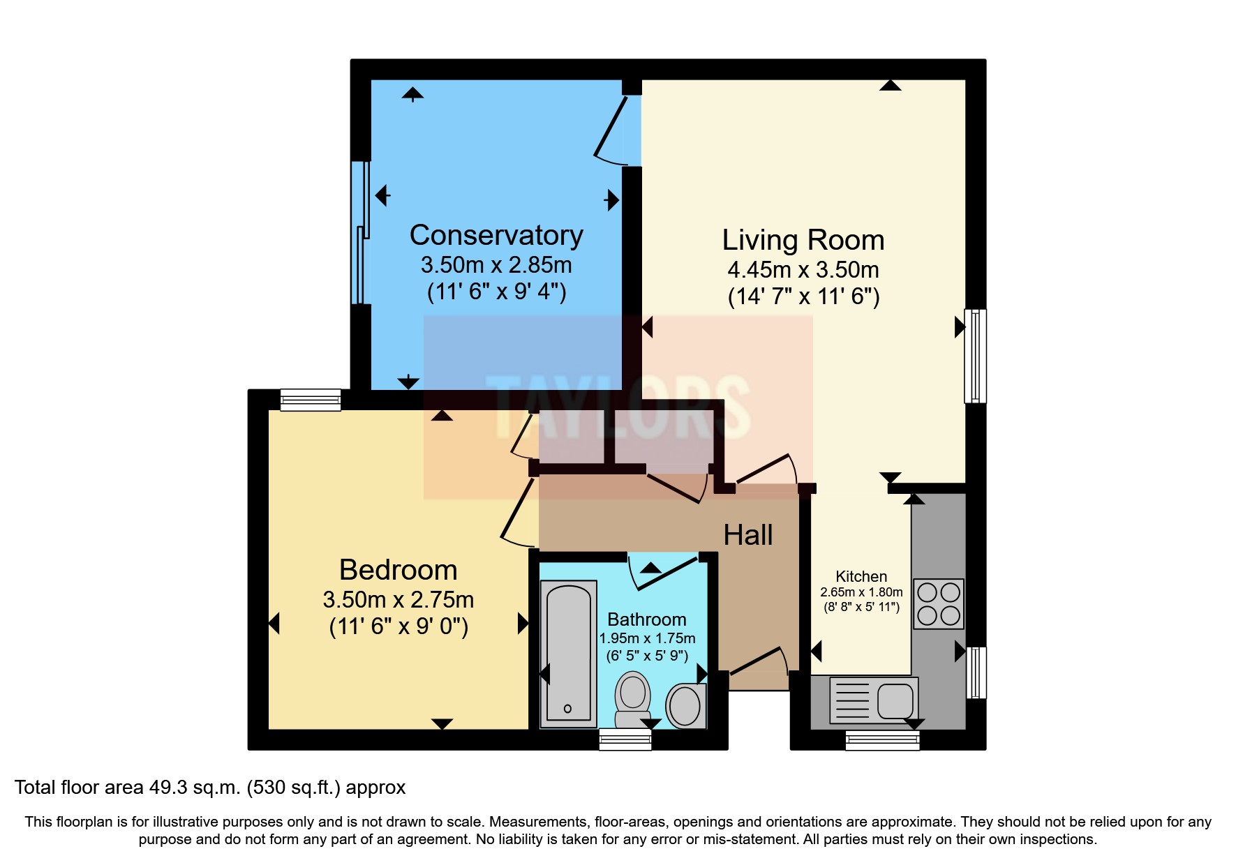 100, Clay Hill, Milton Keynes floorplan