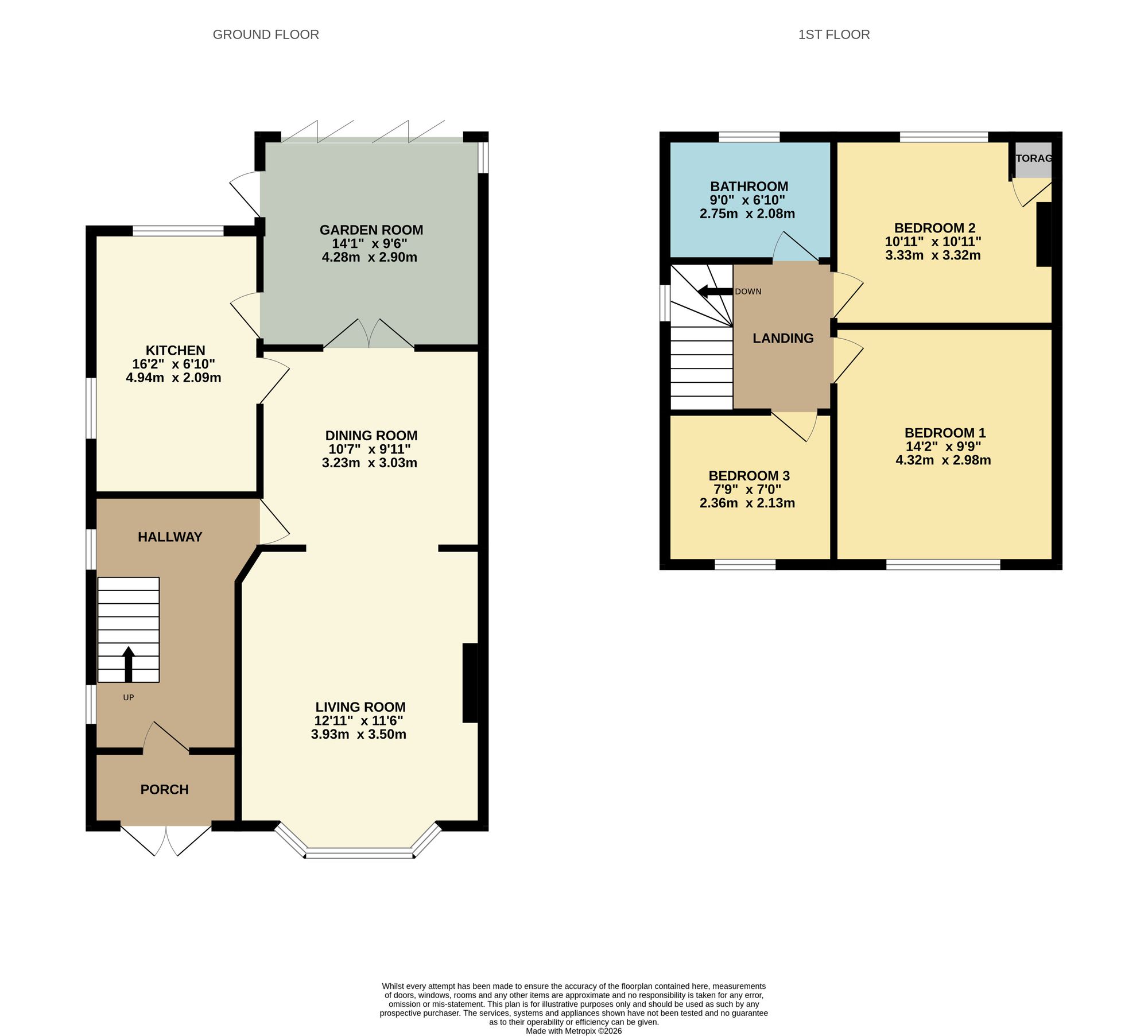 48 Birkland Avenue, Mansfield floorplan
