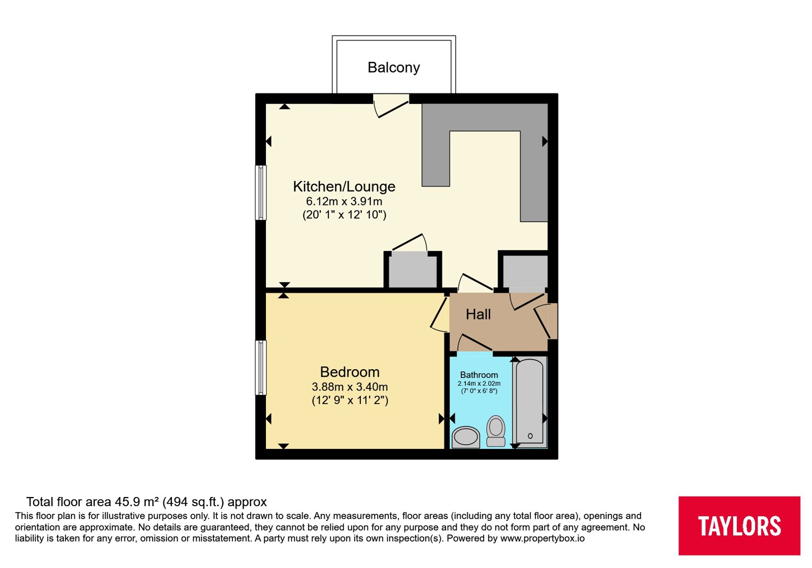 192, Dowsell Way, Bristol floorplan