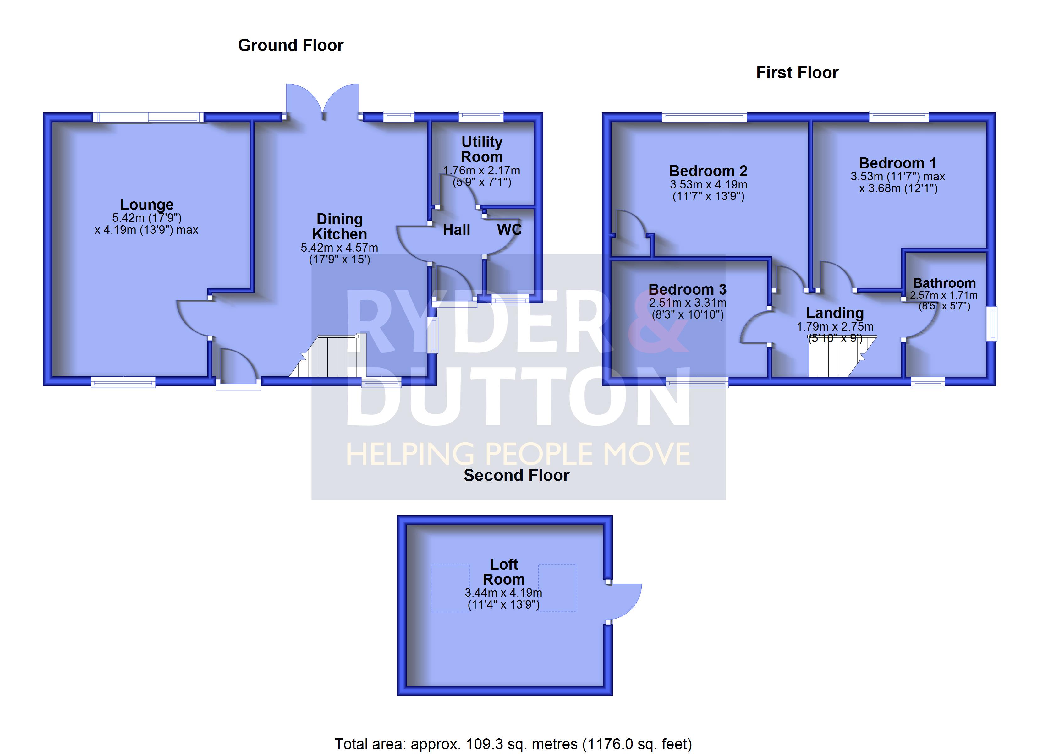 35, Manor Rise, Huddersfield floorplan