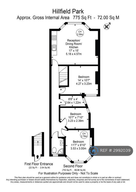 Hillfield Park Mews, London floorplan