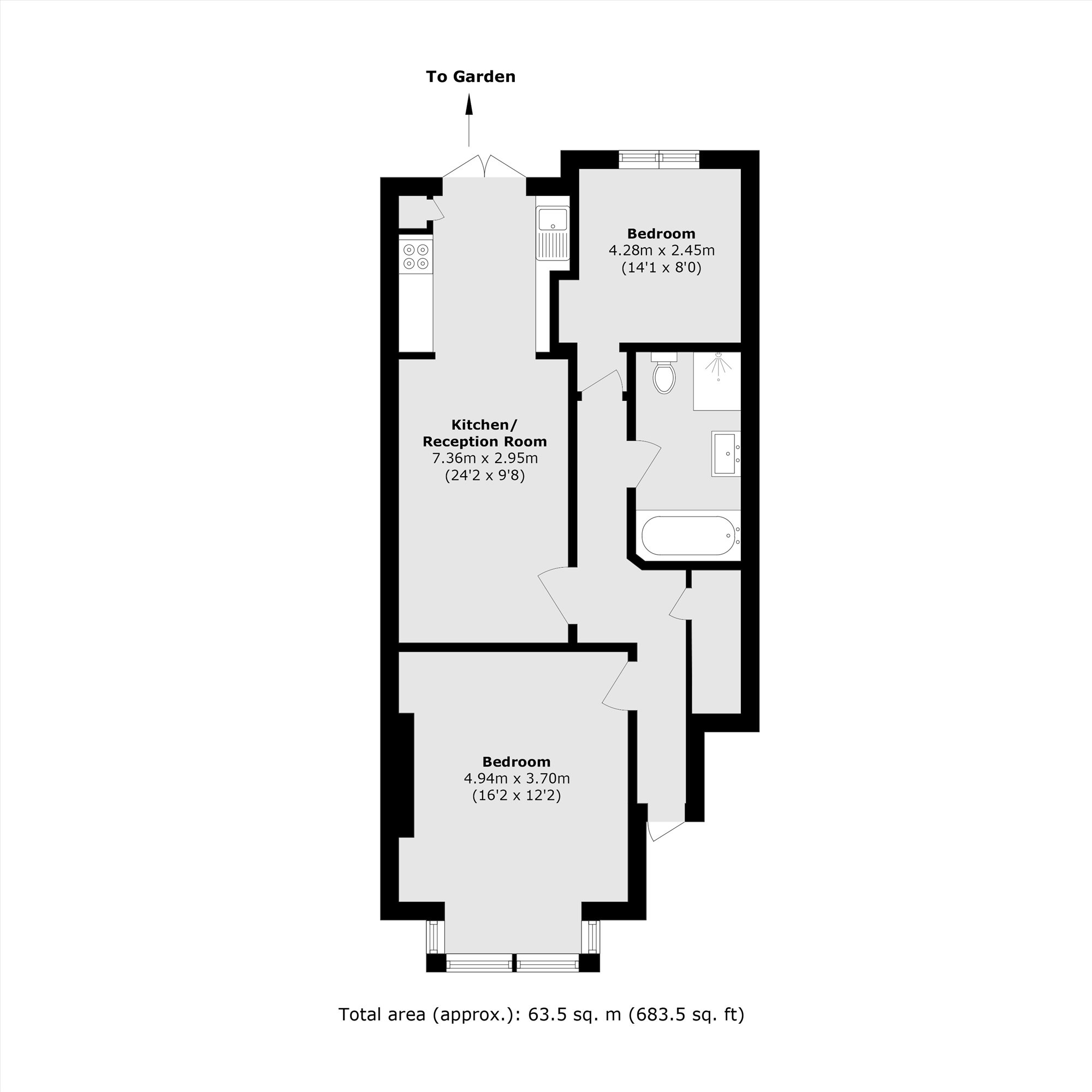 Woodstock Avenue, London floorplan