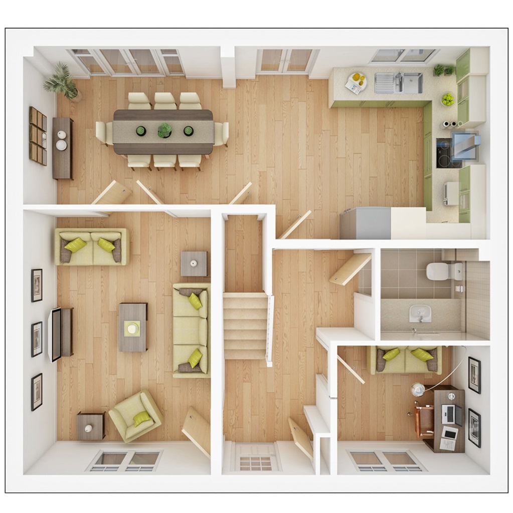 The Garrton - Plot 221, Wolsey Grange, Poplar Lane, Ipswich floorplan