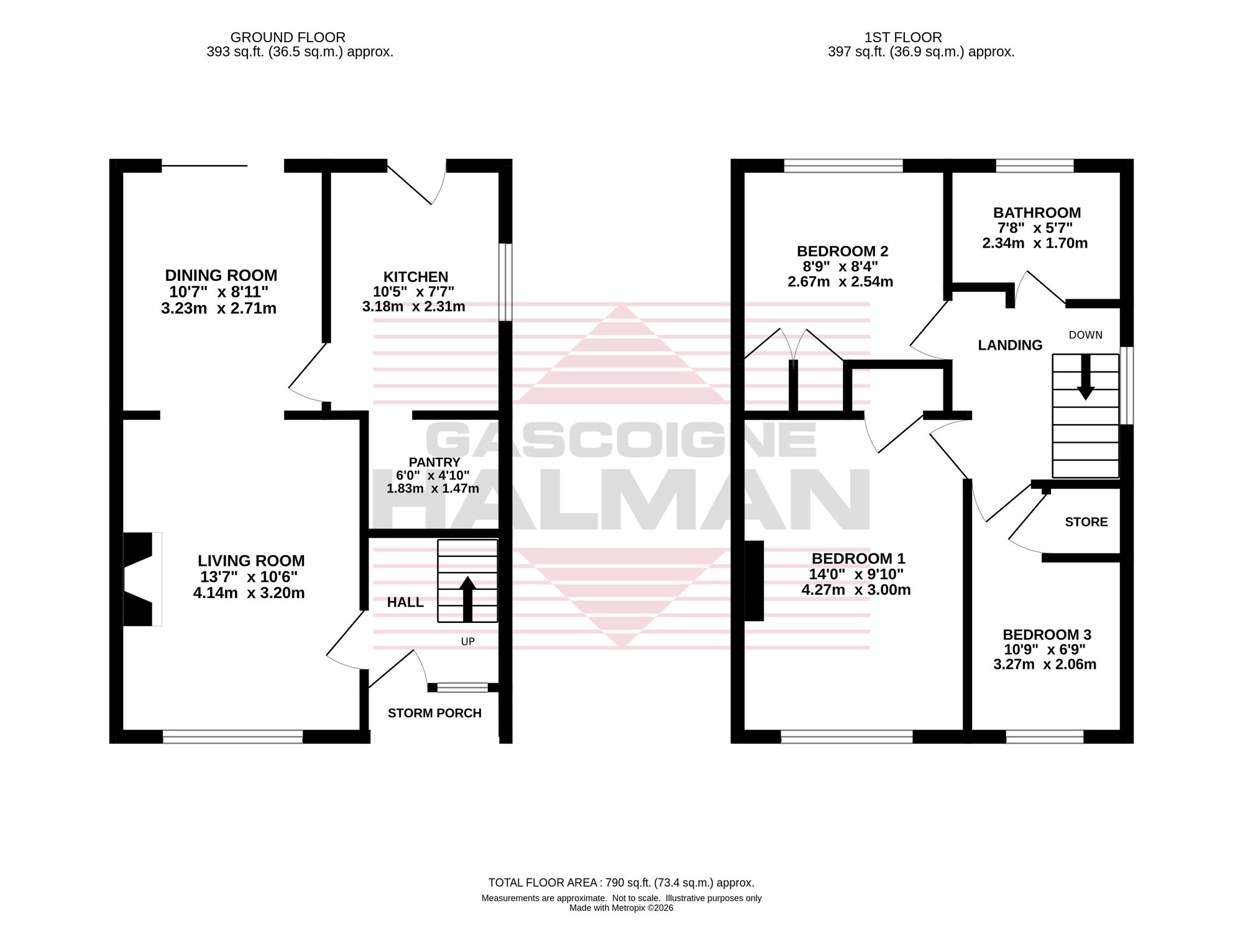 10 Romsey Drive, Cheadle floorplan