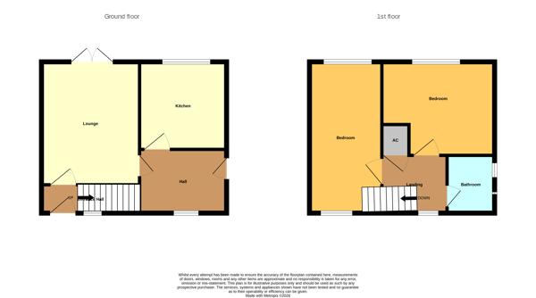 14, Ladybank Grove, Blurton, Stoke-on-trent floorplan