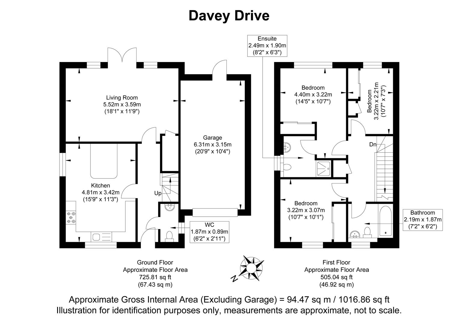 Davey Drive, Bolney floorplan