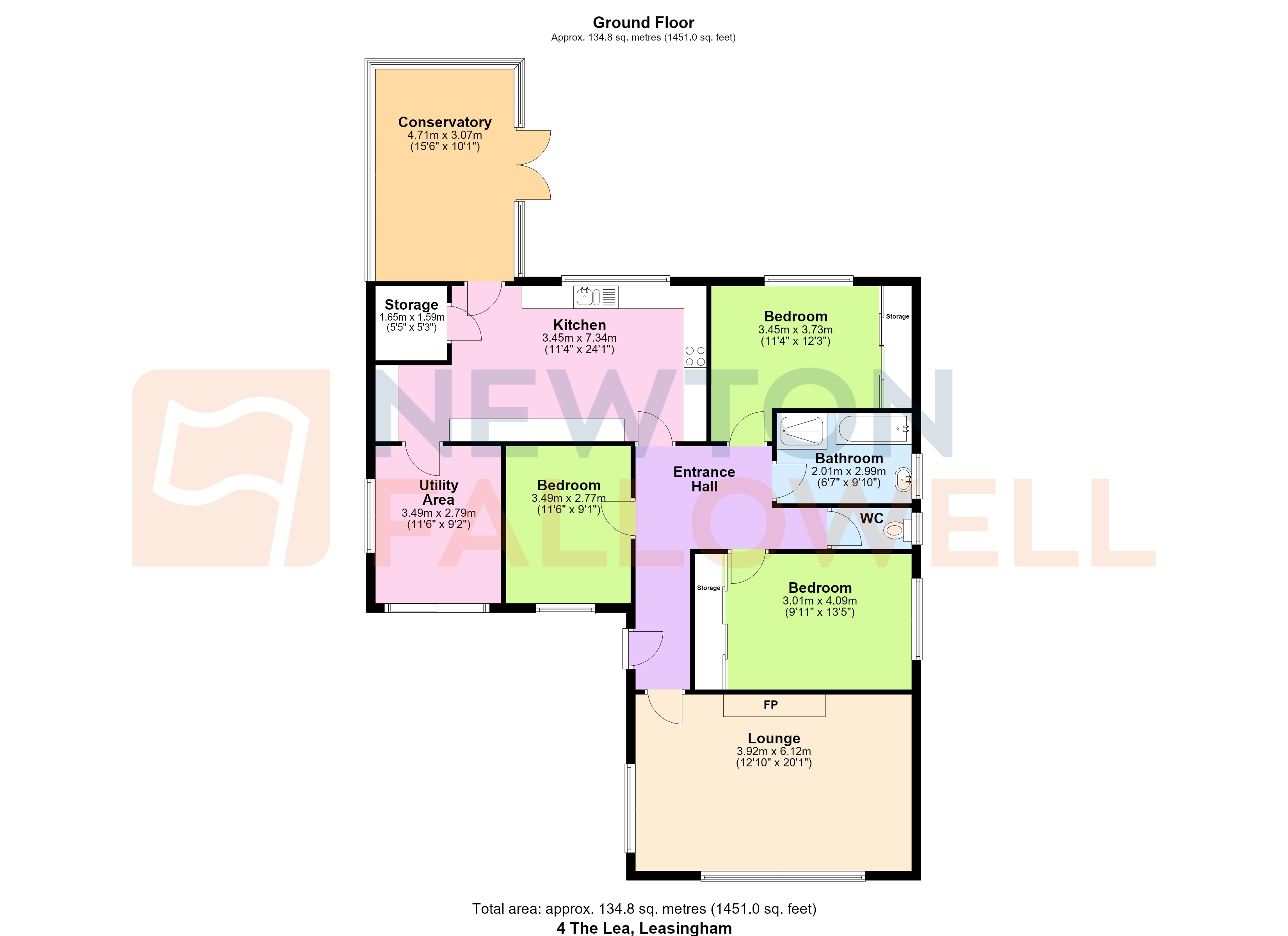 The Lea, Leasingham floorplan