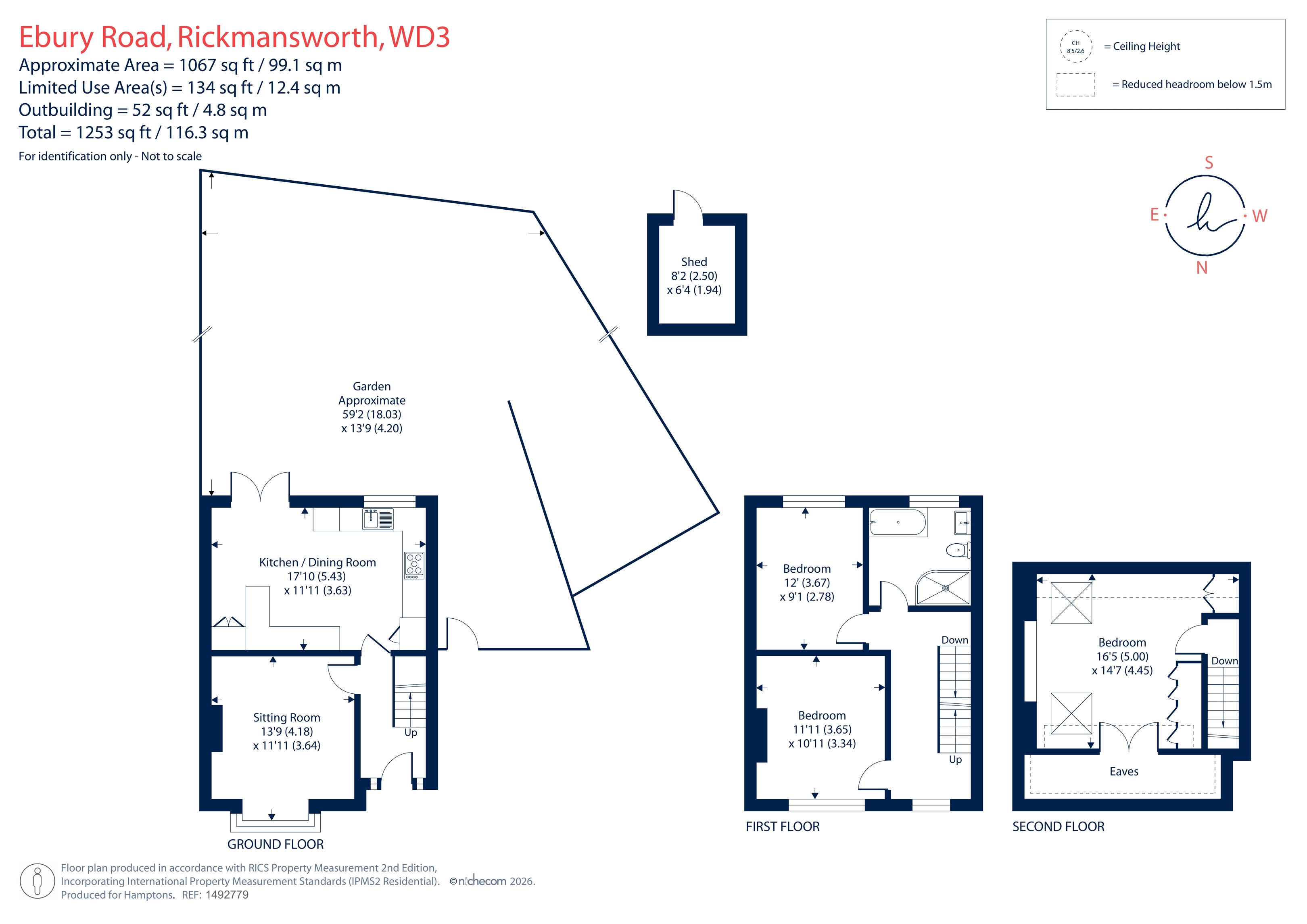 119, Ebury Road, Rickmansworth floorplan