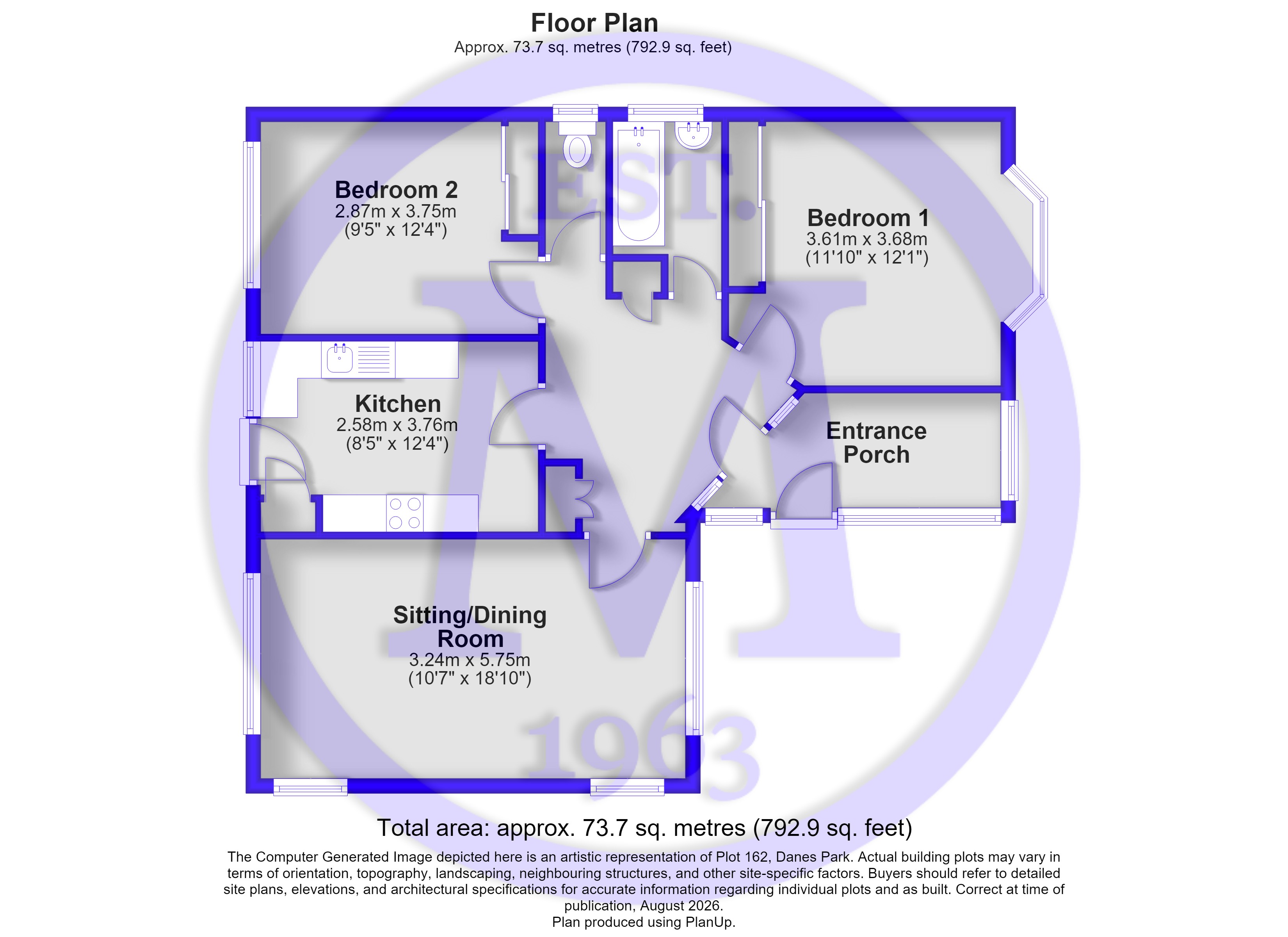 73, Osborne Road, Hampshire floorplan