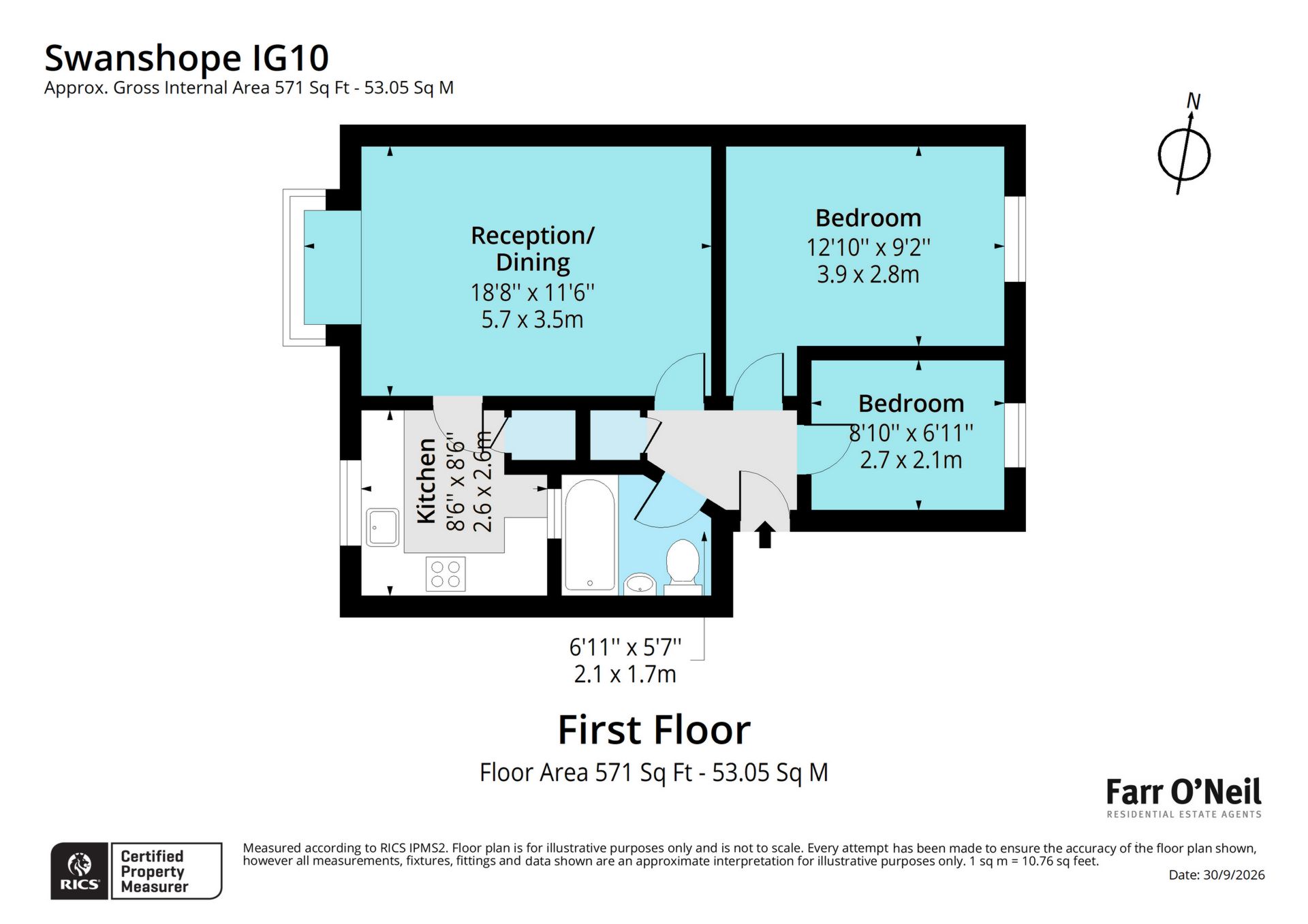 12, Swanshope, Loughton floorplan
