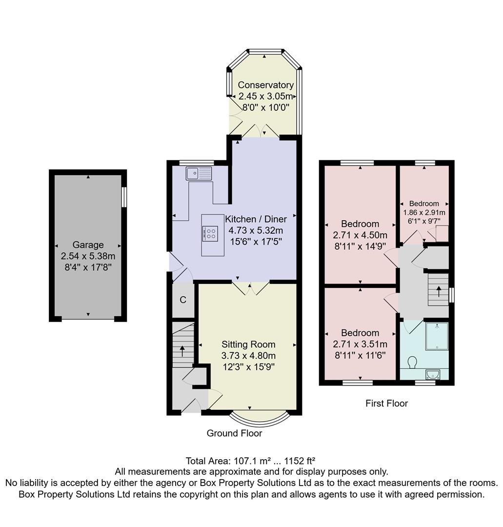 51, Throstle Nest Close, Otley floorplan