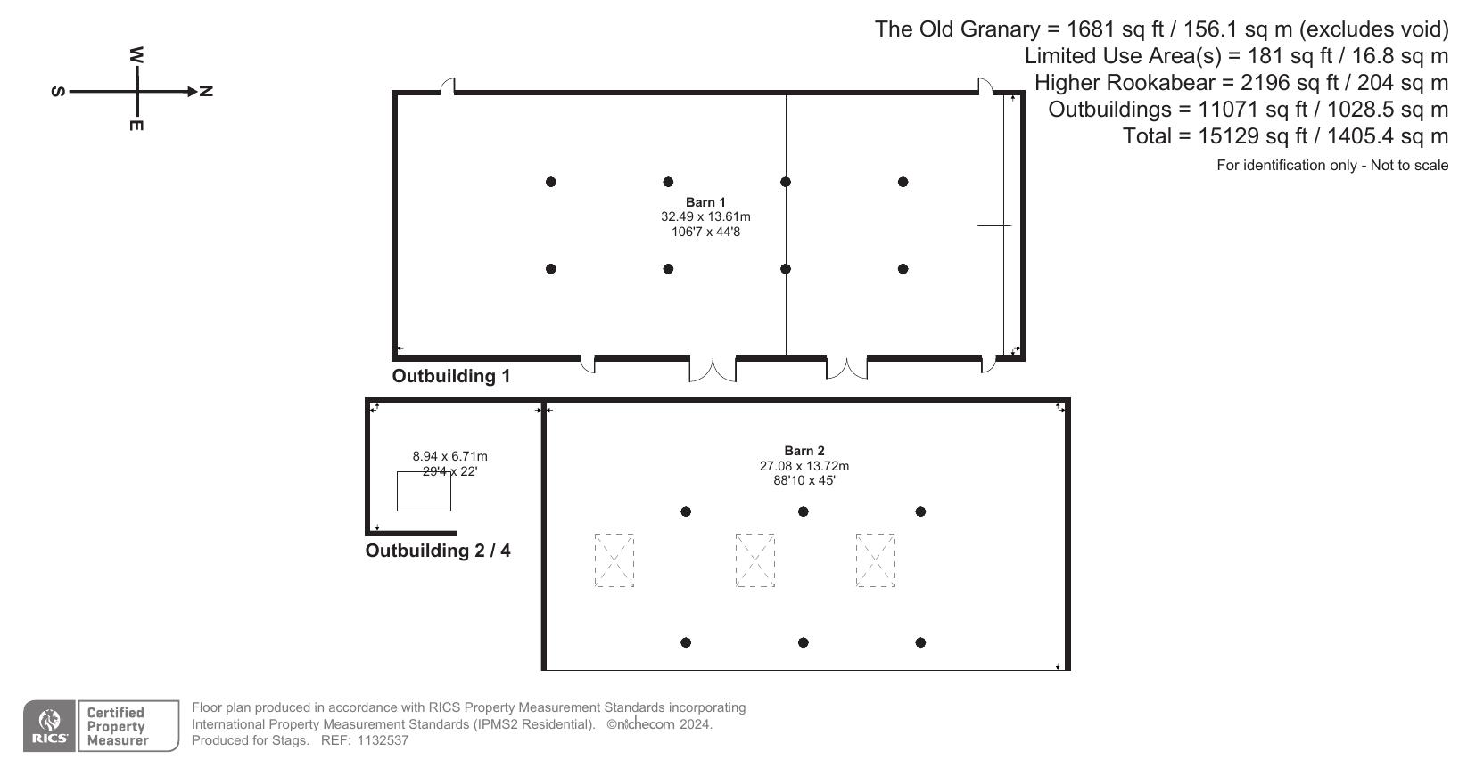 Higher Rookabear & The Old Granary, Barnstaple floorplan