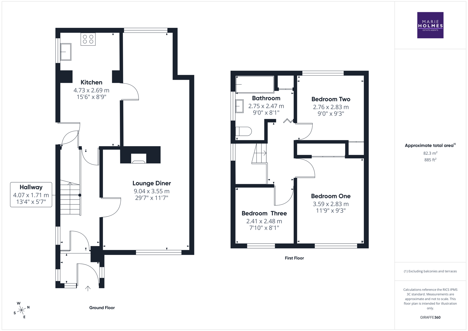 55, Shirley Lane, Preston floorplan