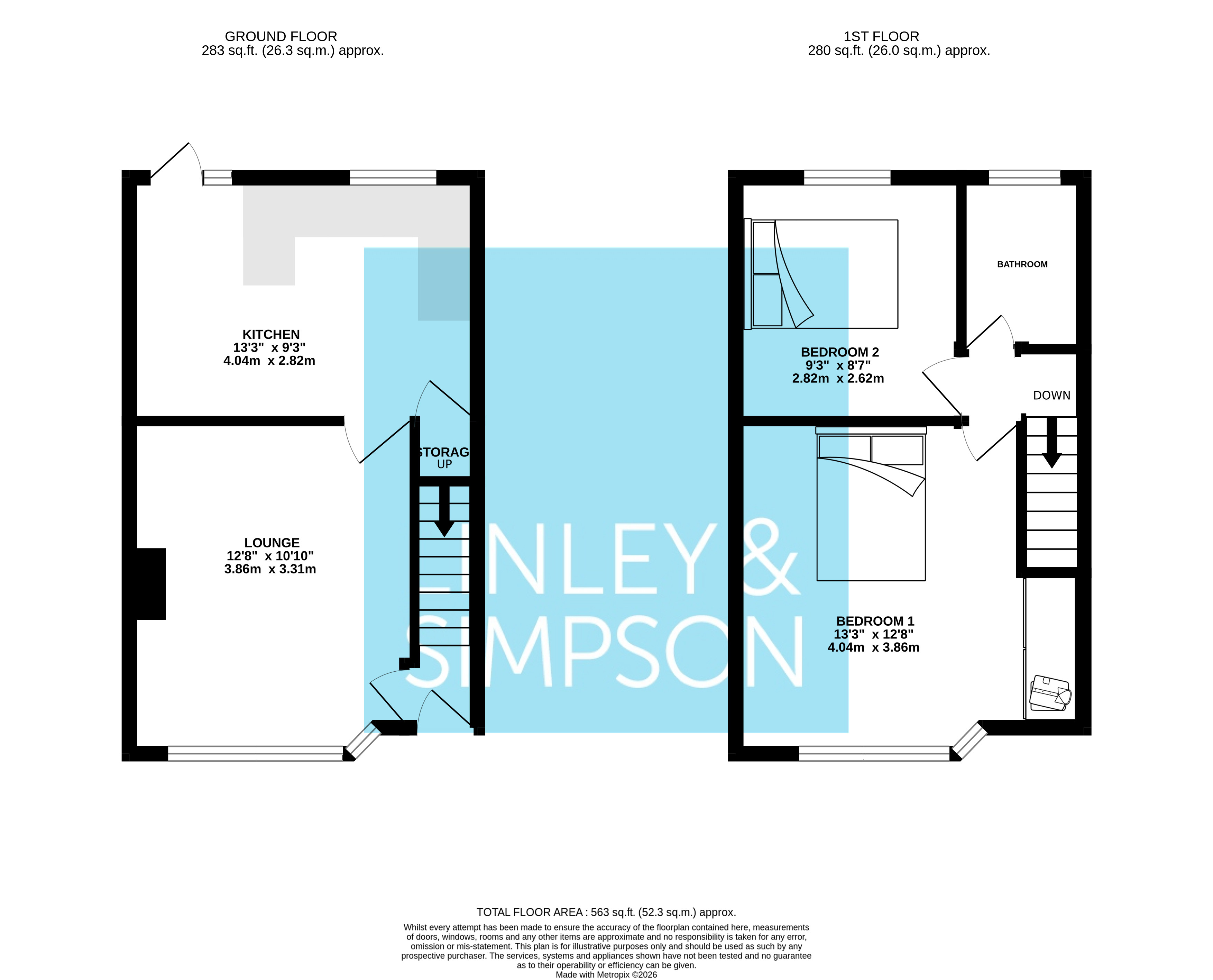 Paddock Lane, West Yorkshire floorplan