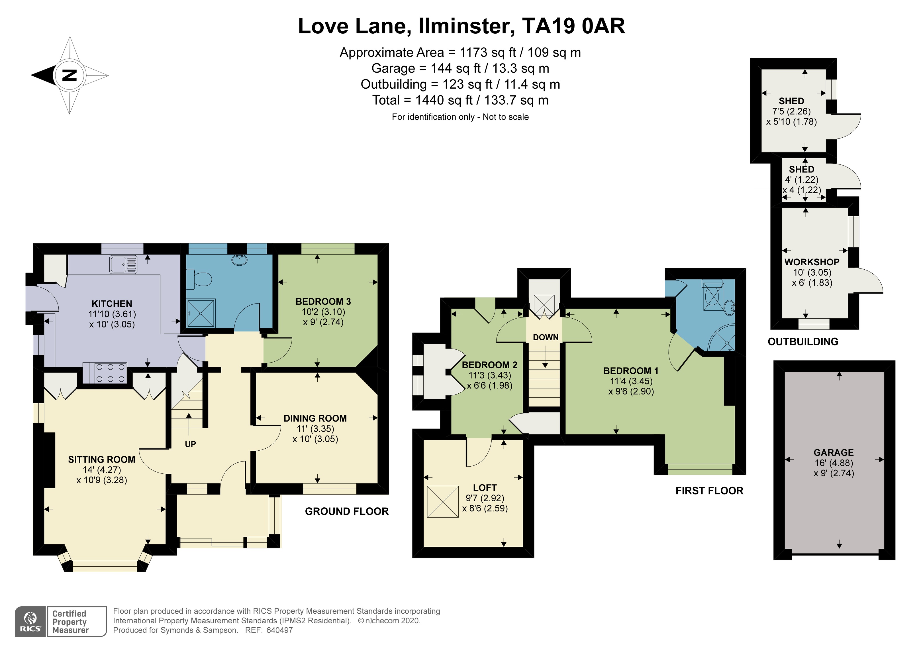 3 bed semidetached house for sale in Love Lane, Ilminster, Somerset