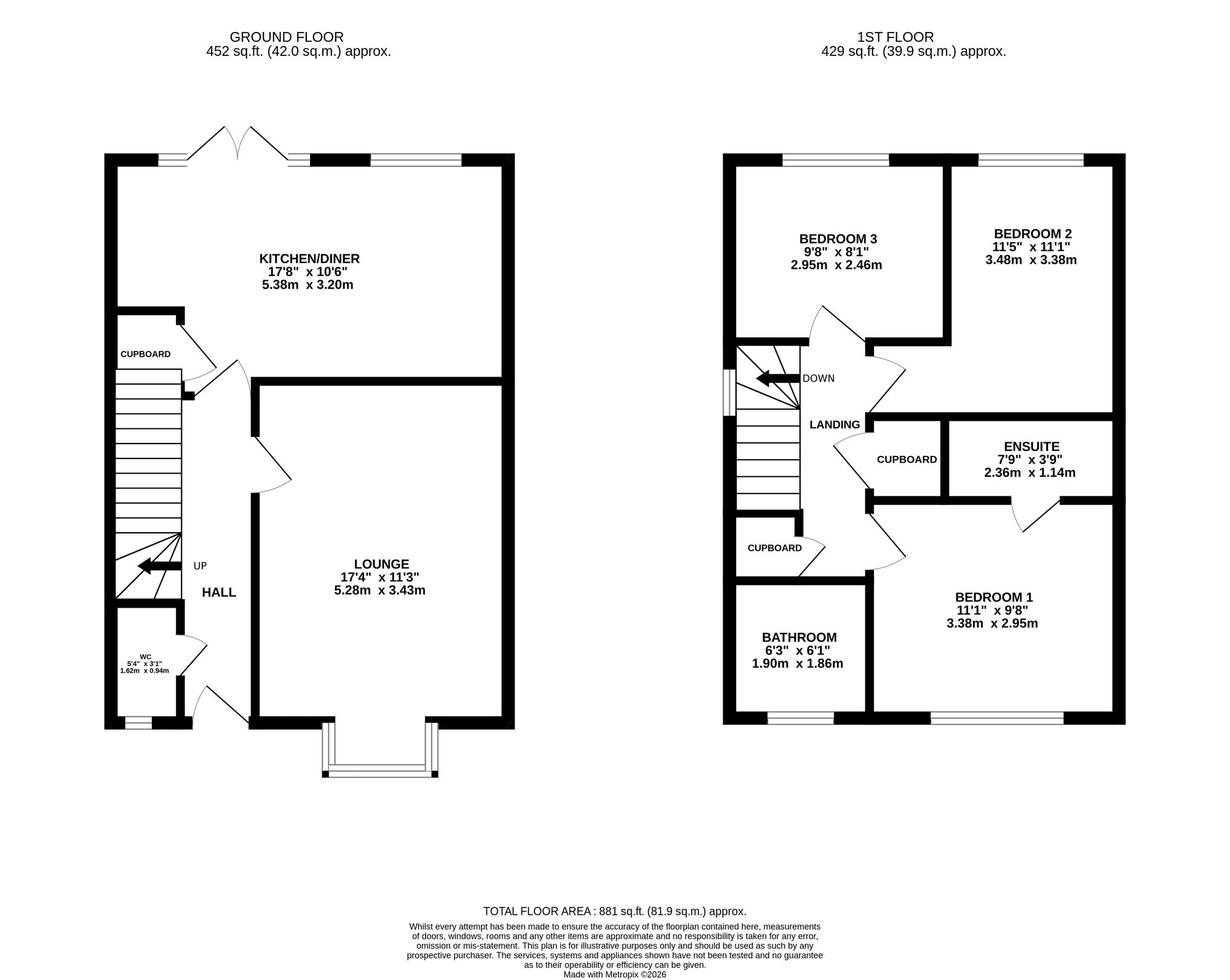 6 Summerson Way, Stockport floorplan