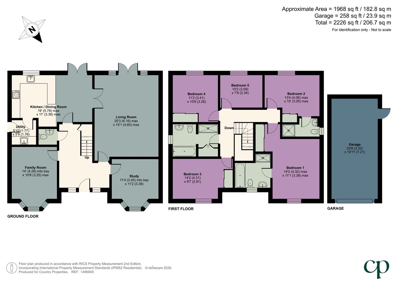 6, Fry Grove, Flitwick floorplan