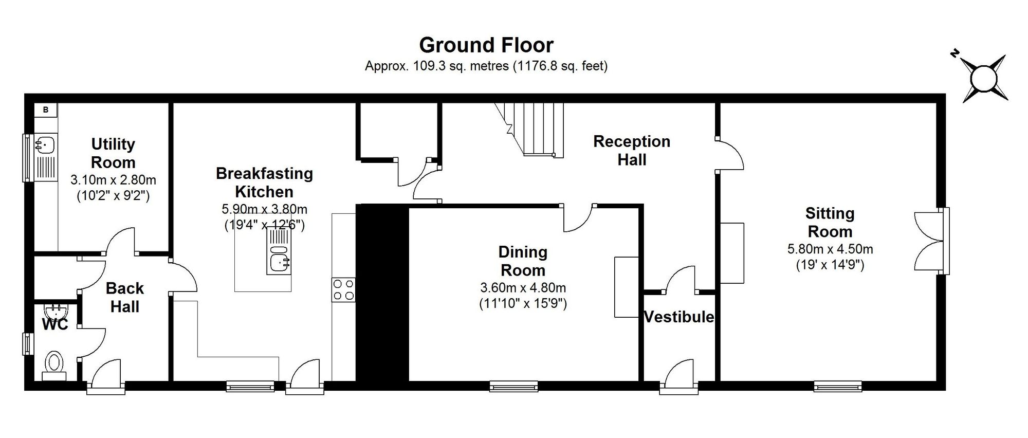 Old Fourstones House, Hexham floorplan