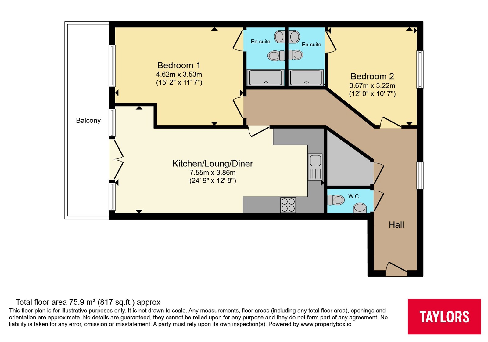 26 Trevithick Court,, Lonsdale, Buckinghamshire floorplan