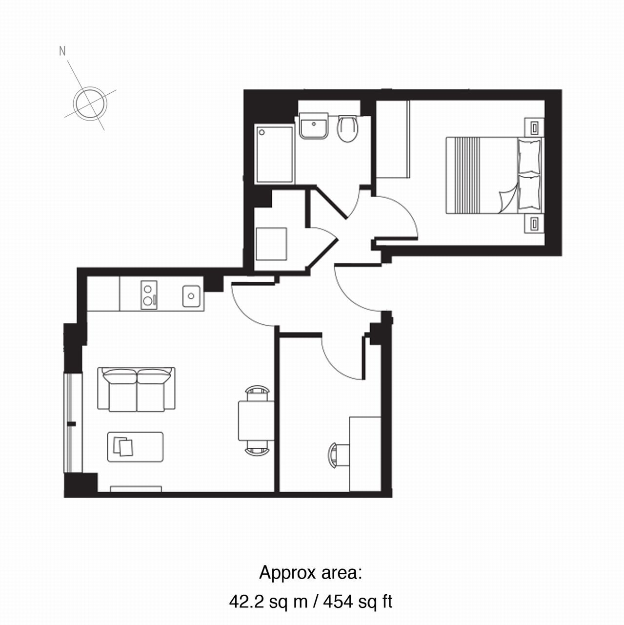 0 Bedrooms Studio to rent in Atria House, 219 Bath Road, Slough, London SL1
